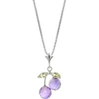 Click to view product details and reviews for Amethyst Peridot Eugenie Cherry Drop Pendant Necklace In 9ct White Gold. Click to view product details and reviews for Amethyst Peridot Eugenie Cherry Drop Pendant Necklace In 9ct White Gold.