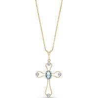 Click to view product details and reviews for Aquamarine Diamond Maria Abstract Cross Pendant Necklace In 9ct Gold. Click to view product details and reviews for Aquamarine Diamond Maria Abstract Cross Pendant Necklace In 9ct Gold.