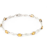 Click to view product details and reviews for Citrine Diamond Colette Entwined Tennis Bracelet In 9ct White Gold. Click to view product details and reviews for Citrine Diamond Colette Entwined Tennis Bracelet In 9ct White Gold.