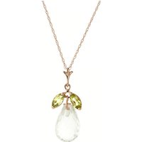 Click to view product details and reviews for White Topaz Peridot Claudia Petal Drop Pendant Necklace In 9ct Rose Gold. Click to view product details and reviews for White Topaz Peridot Claudia Petal Drop Pendant Necklace In 9ct Rose Gold.
