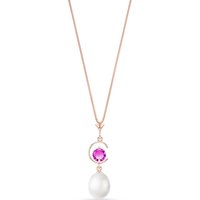 Click to view product details and reviews for Pearl Pink Topaz Ayla Belle Drop Pendant Necklace In 9ct Rose Gold. Click to view product details and reviews for Pearl Pink Topaz Ayla Belle Drop Pendant Necklace In 9ct Rose Gold.