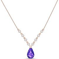 Click to view product details and reviews for Amethyst Diamond Alice Dimensional Drop Pendant Necklace In 9ct Rose Gold. Click to view product details and reviews for Amethyst Diamond Alice Dimensional Drop Pendant Necklace In 9ct Rose Gold.