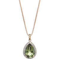 Click to view product details and reviews for Green Amethyst Diamond Cerise Prominent Halo Pendant Necklace In 9ct Rose Gold. Click to view product details and reviews for Green Amethyst Diamond Cerise Prominent Halo Pendant Necklace In 9ct Rose Gold.