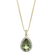 Click to view product details and reviews for Green Amethyst Diamond Cerise Prominent Halo Pendant Necklace In 9ct Gold. Click to view product details and reviews for Green Amethyst Diamond Cerise Prominent Halo Pendant Necklace In 9ct Gold.