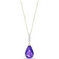Click to view product details and reviews for Amethyst Diamond Avery Embellished Drop Pendant Necklace In 9ct Gold. Click to view product details and reviews for Amethyst Diamond Avery Embellished Drop Pendant Necklace In 9ct Gold.