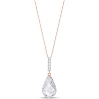 Click to view product details and reviews for White Topaz Diamond Avery Embellished Drop Pendant Necklace In 9ct Rose Gold. Click to view product details and reviews for White Topaz Diamond Avery Embellished Drop Pendant Necklace In 9ct Rose Gold.