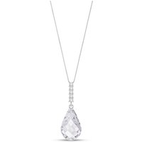 Click to view product details and reviews for White Topaz Diamond Avery Embellished Drop Pendant Necklace In 9ct White Gold. Click to view product details and reviews for White Topaz Diamond Avery Embellished Drop Pendant Necklace In 9ct White Gold.
