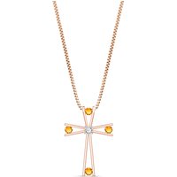 Click to view product details and reviews for Citrine Diamond Eva Abstract Cross Pendant Necklace In 9ct Rose Gold. Click to view product details and reviews for Citrine Diamond Eva Abstract Cross Pendant Necklace In 9ct Rose Gold.