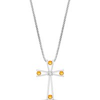 Click to view product details and reviews for Citrine Diamond Eva Abstract Cross Pendant Necklace In 9ct White Gold. Click to view product details and reviews for Citrine Diamond Eva Abstract Cross Pendant Necklace In 9ct White Gold.