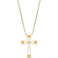 Click to view product details and reviews for Citrine Diamond Eva Abstract Cross Pendant Necklace In 9ct Gold. Click to view product details and reviews for Citrine Diamond Eva Abstract Cross Pendant Necklace In 9ct Gold.