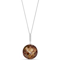 Click to view product details and reviews for Smoky Quartz Diamond Blythe Embellished Pendant Necklace In 9ct White Gold. Click to view product details and reviews for Smoky Quartz Diamond Blythe Embellished Pendant Necklace In 9ct White Gold.