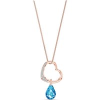 Click to view product details and reviews for Blue Topaz Diamond Embellished Drop Pendant Necklace In 9ct Rose Gold. Click to view product details and reviews for Blue Topaz Diamond Embellished Drop Pendant Necklace In 9ct Rose Gold.