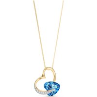 Click to view product details and reviews for Blue Topaz Diamond Laurel Open Work Embellished Pendant Necklace In 9ct Gold. Click to view product details and reviews for Blue Topaz Diamond Laurel Open Work Embellished Pendant Necklace In 9ct Gold.