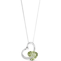 Click to view product details and reviews for Green Amethyst Diamond Laurel Open Work Embellished Pendant Necklace In 9ct White Gold. Click to view product details and reviews for Green Amethyst Diamond Laurel Open Work Embellished Pendant Necklace In 9ct White Gold.