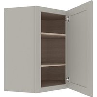 Rararta Enjoy 41% Discount on Elegant Grey Shaker Diagonal Corner Cabinet