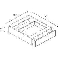 Rararta Get 22% Discount on Slim Dove White Shaker Vanity with Knee Drawer