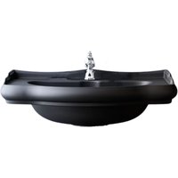 Retrobad 17% Rabatt auf das schwarze RetroWaschbecken Oxford von Kerasan