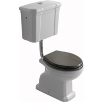 Retrobad 29% Rabatt RetroWC mit halbhohem Spülkasten Serie Margaret Weiß