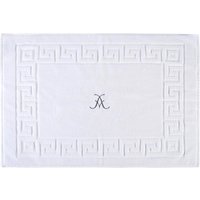 Embroidered Greek Key Bath Mats