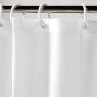 Plain with Hooks Shower Curtains