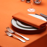 Revolutionary Cotton Feel Amalfi Tangerine Tablecloths