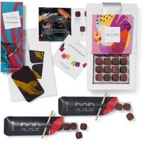Gift Chocolate Basket 19 pieces Spicy. Assorted Chocolates, Chocolate Bar. French Chocolatier since 1925.