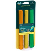 3Doodler Ersatzmine ECO-PCL für 3D-Stift Start+ 75 Stück - orange, gelb, grün