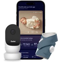Owlet Dream Sock + Cam2 Bundle - Schlafenszeit Blau