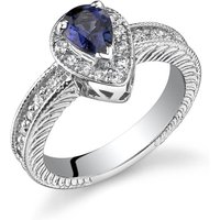 Sapphire and Diamond Finesse Elite Ring in 9ct White Gold