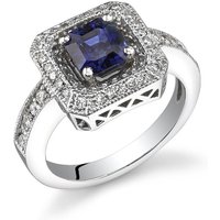 Sapphire and Diamond Legacy Royal Ring in 9ct White Gold