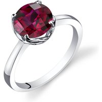 Ruby Intuition Simplicity Ring in 9ct White Gold