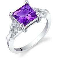 Amethyst Sweetheart Ring in Sterling Silver