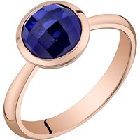 Sapphire Statement Ring in 9ct Rose Gold