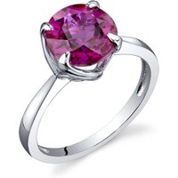 Ruby Intuition Simplicity Ring in Sterling Silver