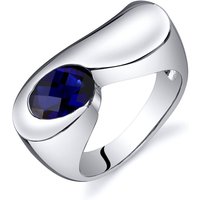 Sapphire Museum Ring in Sterling Silver