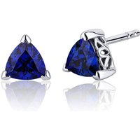 Sapphire Mesmerise Filigree Earrings in Sterling Silver