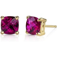 Ruby Cherish Simplicity Stud Earrings in 9ct Gold