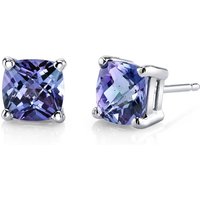Alexandrite Cherish Simplicity Stud Earrings in 9ct White Gold