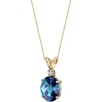 Alexandrite and Diamond Bejewel Pendant Necklace in 9ct Gold