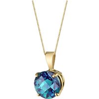 Alexandrite Intuition Simplicity Pendant Necklace in 9ct Gold