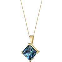 Alexandrite Legacy Simplicity Pendant Necklace in 9ct Gold
