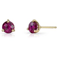 Ruby Petite Intuition Simplicity Earrings in 9ct Gold