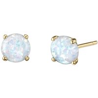 Opal Intuition Simplicity Earrings in 9ct Gold