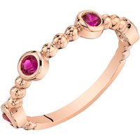 Ruby Ring in Sterling Silver