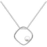 Pearl Mesmerise Pendant Necklace in Sterling Silver