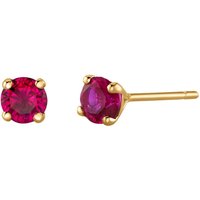 Ruby Petite Intuition Simplicity Stud Earrings in 9ct Gold