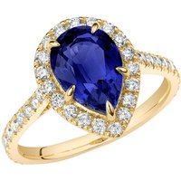 Heirloom Sapphire and Diamond Statement Ring in 9ct Gold