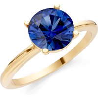 Sapphire 4 Prong Solitaire Ring in 18ct Gold