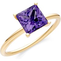 Amethyst 4 Prong Classic Solitaire Ring in 9ct Gold