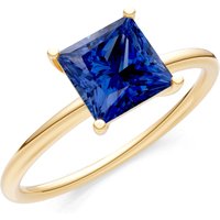 Sapphire 4 Prong Classic Solitaire Ring in 18ct Gold
